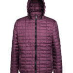 Honeycomb hooded jacket