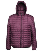 Honeycomb hooded jacket