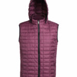Honeycomb hooded gilet
