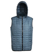 Honeycomb hooded gilet - Image 3