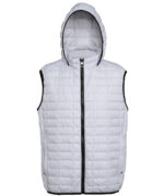 Honeycomb hooded gilet - Image 4