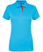 Women's contrast polo - Image 8