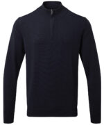 Men's cotton blend ¼ zip sweater - Image 3