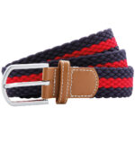 Two-colour stripe braid stretch belt - Image 5