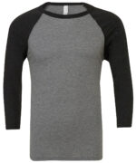 Unisex triblend ¾ sleeve baseball t-shirt - Image 3