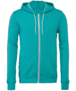 Unisex polycotton fleece full-zip hoodie - Image 18