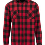 Checked flannel shirt