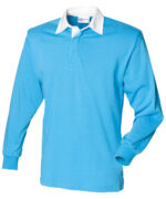 Long sleeve plain rugby shirt - Image 4