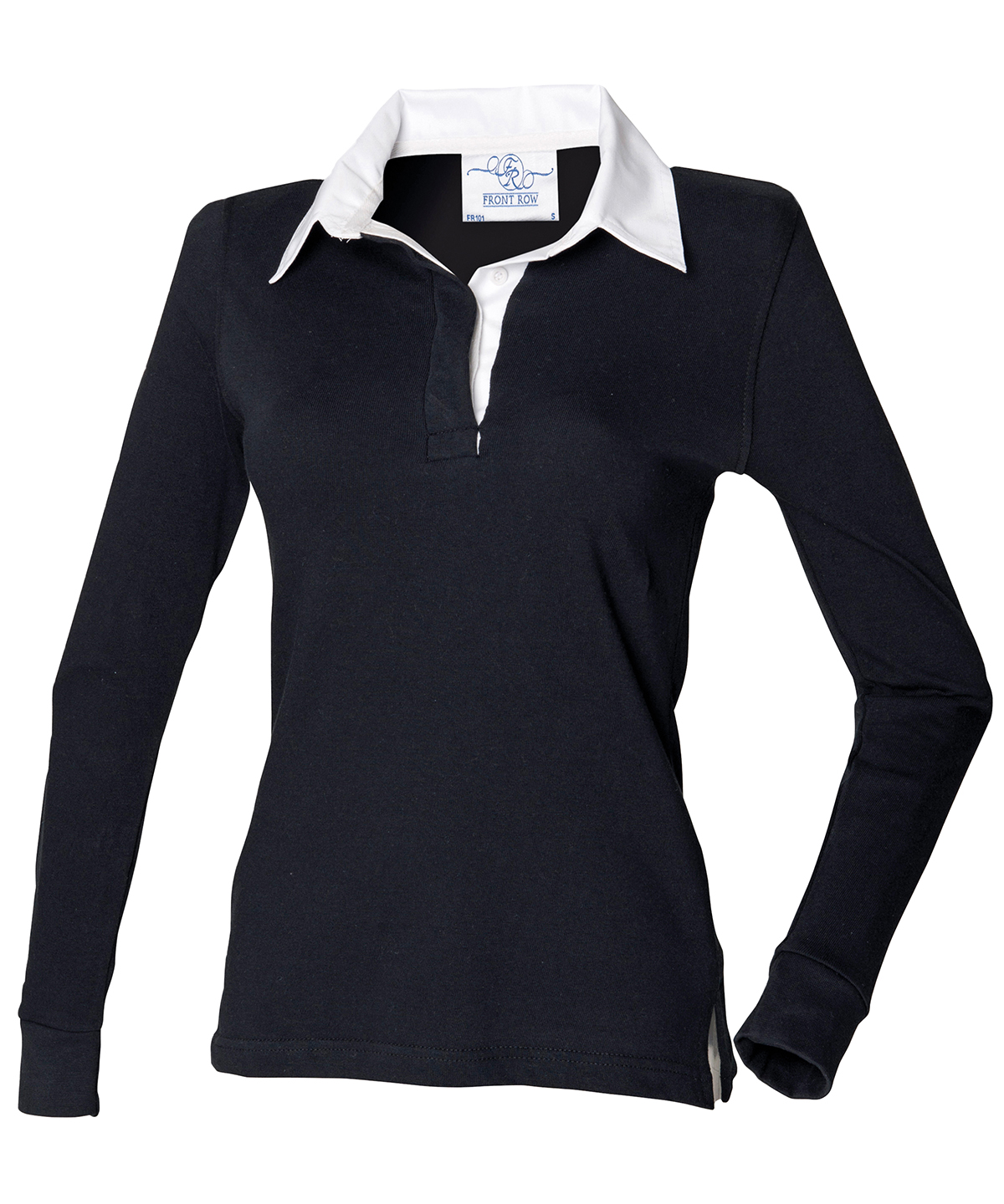 5c5c3e3deb9f5b1c75ce2769c65dda44 Women's long sleeve plain rugby shirt - Image 1