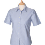 Women's short sleeve classic Oxford shirt