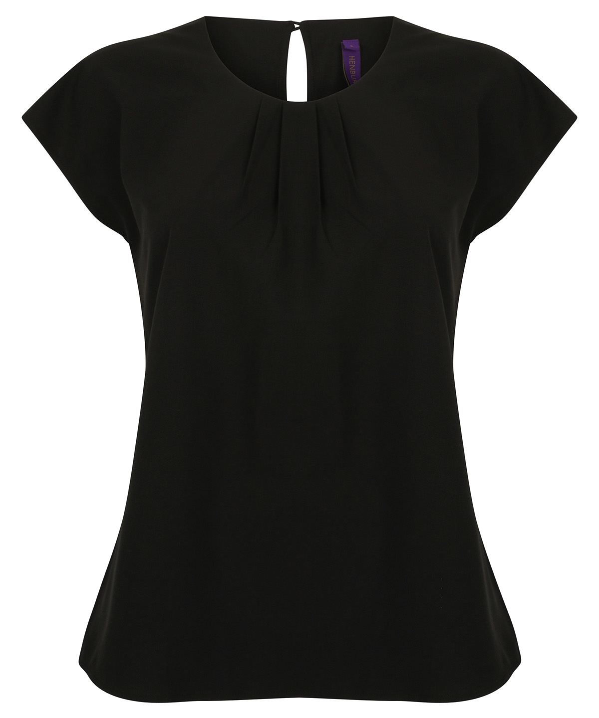 5c5c3e3deb9f5b1c75ce3287af911067 Women's pleat front short sleeve blouse - Image 1