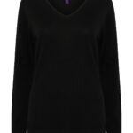Women's 12 gauge v-neck jumper