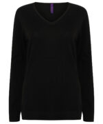 Women's 12 gauge v-neck jumper