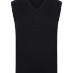 Sleeveless v-neck jumper