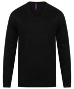 Cashmere touch acrylic v-neck jumper - Image 2