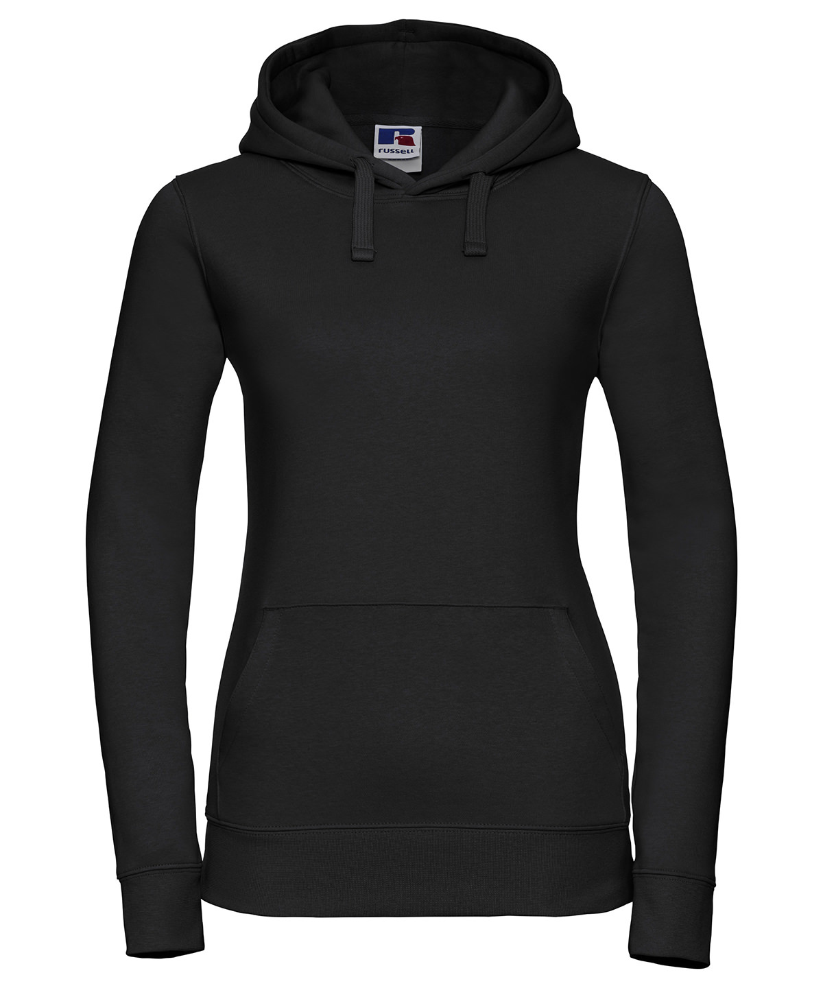 R_265F_black_front.jpg Women's authentic hooded sweatshirt - Image 1