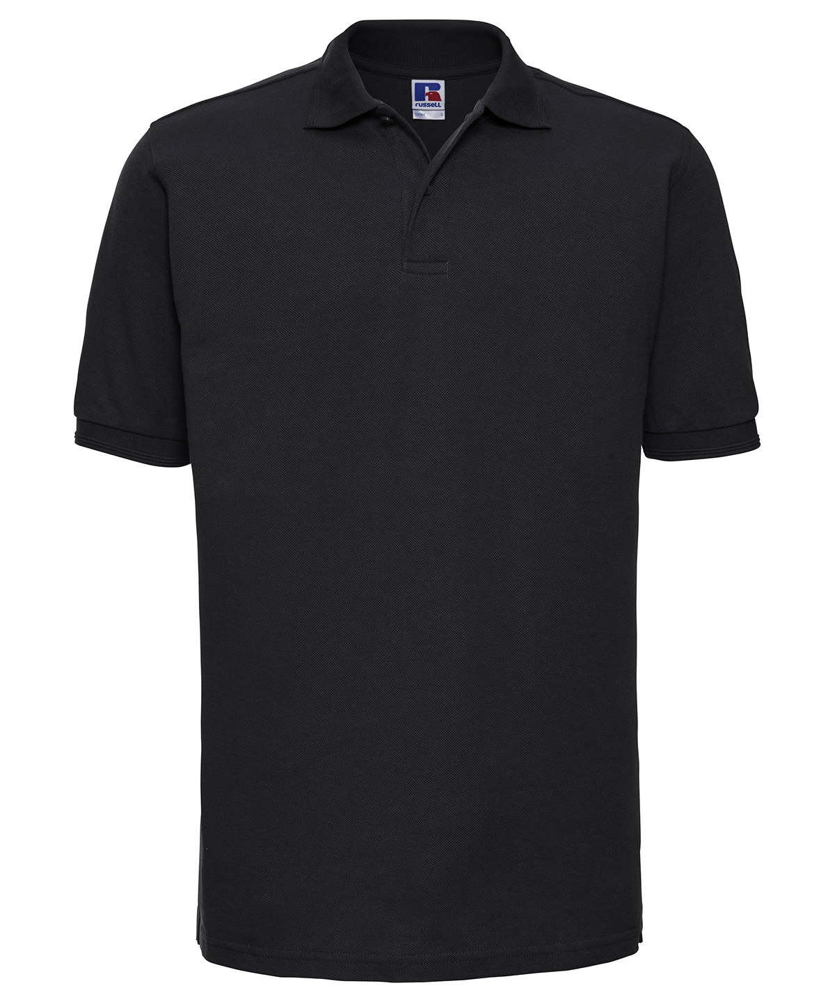 R_599M_black_front.jpg Hard-wearing 60°C wash polo - Image 1