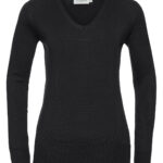 Women's v-neck knitted sweater