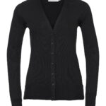 Women's v-neck knitted cardigan
