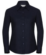 Women's long sleeve easycare Oxford shirt - Image 2