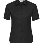 Women's short sleeve Oxford shirt