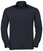 Long sleeve polycotton easycare poplin shirt - Image 4