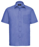 Short sleeve polycotton easycare poplin shirt - Image 2