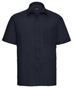 Short sleeve polycotton easycare poplin shirt - Image 4