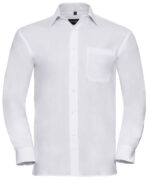 Long sleeve pure cotton easycare poplin shirt - Image 2