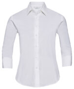 Women's ¾ sleeve easycare fitted shirt - Image 2