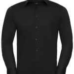 Long sleeve easycare fitted shirt