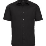 Short sleeve easycare fitted shirt