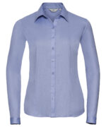 Women's long sleeve herringbone shirt