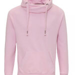 Cross neck hoodie