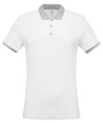 Two-tone piqué polo shirt - Image 4
