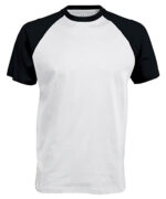 Baseball Short-sleeved two-tone T-shirt - Image 4