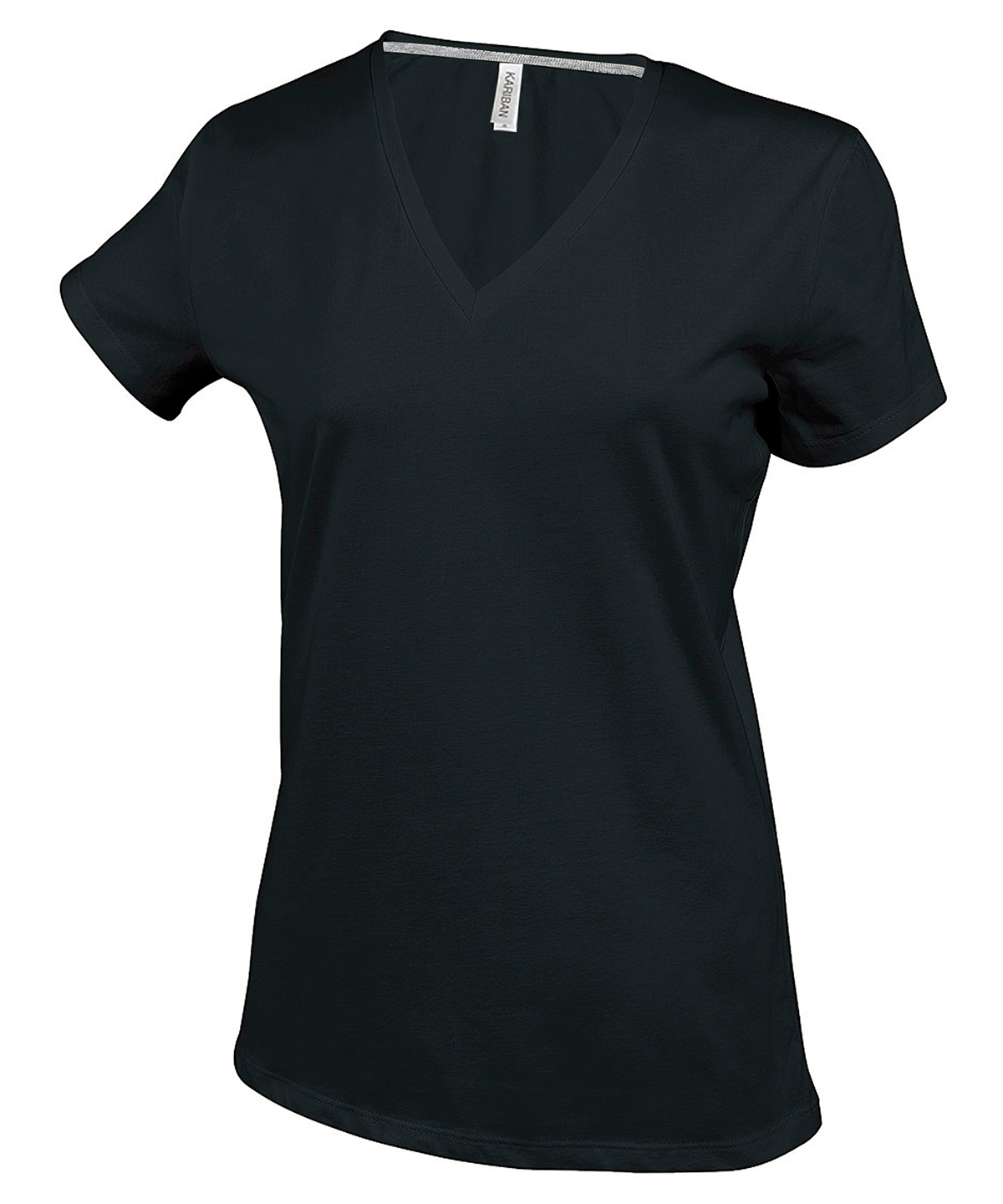 5c5c3e3deb9f5b1c75ce48d26481a692 Ladies' short-sleeved V-neck T-shirt - Image 1