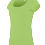 Ladies’ boat neck short-sleeved T-shirt