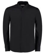 Mandarin collar shirt long-sleeved (tailored fit)