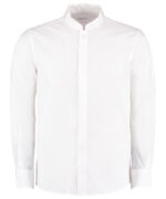 Mandarin collar shirt long-sleeved (tailored fit) - Image 2
