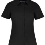 Women's poplin shirt short sleeve