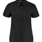 Women's workplace Oxford blouse short-sleeved (tailored fit)