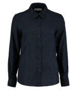Women's workplace Oxford blouse long-sleeved (tailored fit) - Image 2