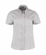 Women's corporate Oxford blouse short-sleeved (tailored fit) - Image 5
