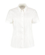 Women's corporate Oxford blouse short-sleeved (tailored fit) - Image 6