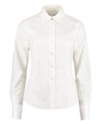 Women's corporate Oxford blouse long-sleeved (tailored fit) - Image 4