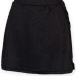 Women's skort with wicking finish