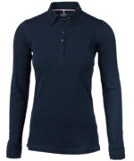 Women’s Carlington – deluxe long sleeve polo - Image 4