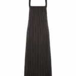 Striped bib apron