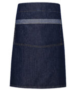 Domain contrast denim waist apron - Image 2